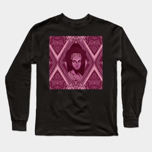 Pink African Goddess Long Sleeve T-Shirt